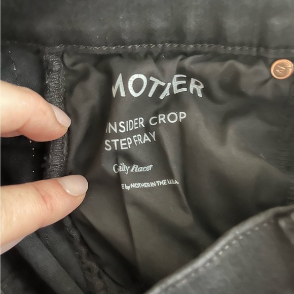 MOTHER x REVOLVE The Insider Crop Step Fray in Guilty Racer - Picture 13 of 16